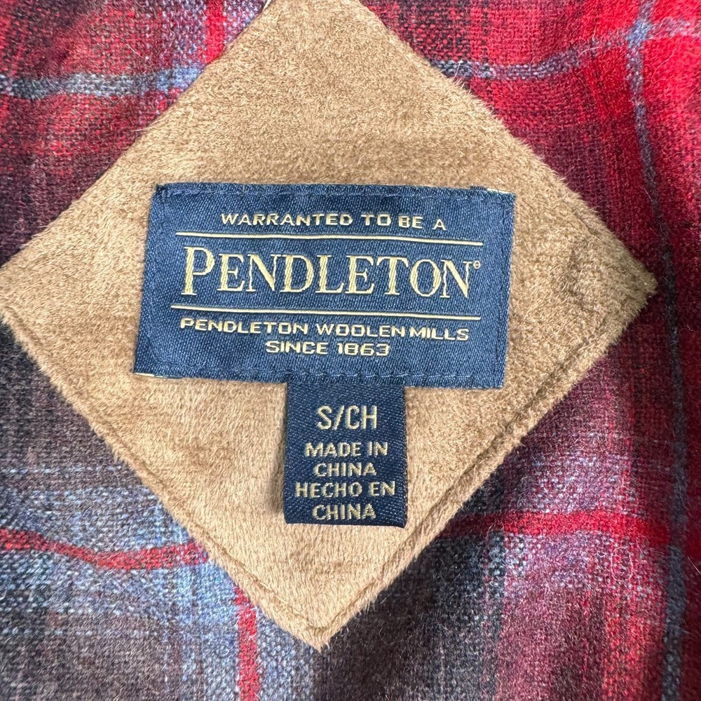 Pendleton Jacket Women's Small Full Zip Deep Pile… - image 2